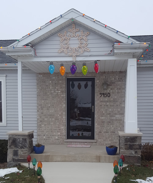 Porch in Progress (new columns to be installed in Spring)