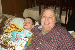 Justin and Grandpa Dude